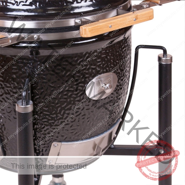 Barbecue MONOLITH LeChef BBQ GURU PRO 2.0 nero con carrello