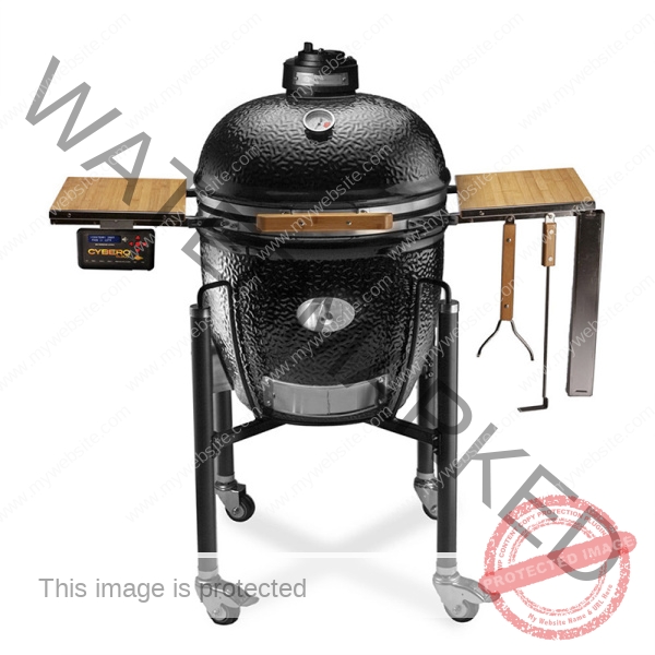 Barbecue MONOLITH LeChef BBQ GURU PRO 2.0 nero con carrello